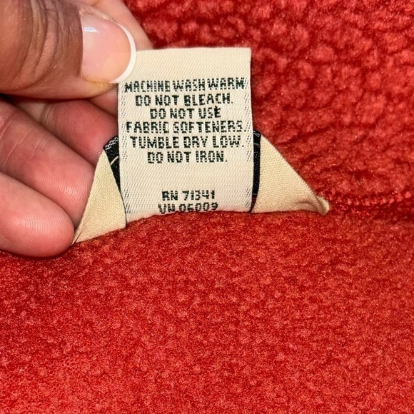 L. L. Bean Fleece Coral Fuzzy Sherpa Vest Womens M Outfoor Cozy Comfortable - Picture 11 of 14